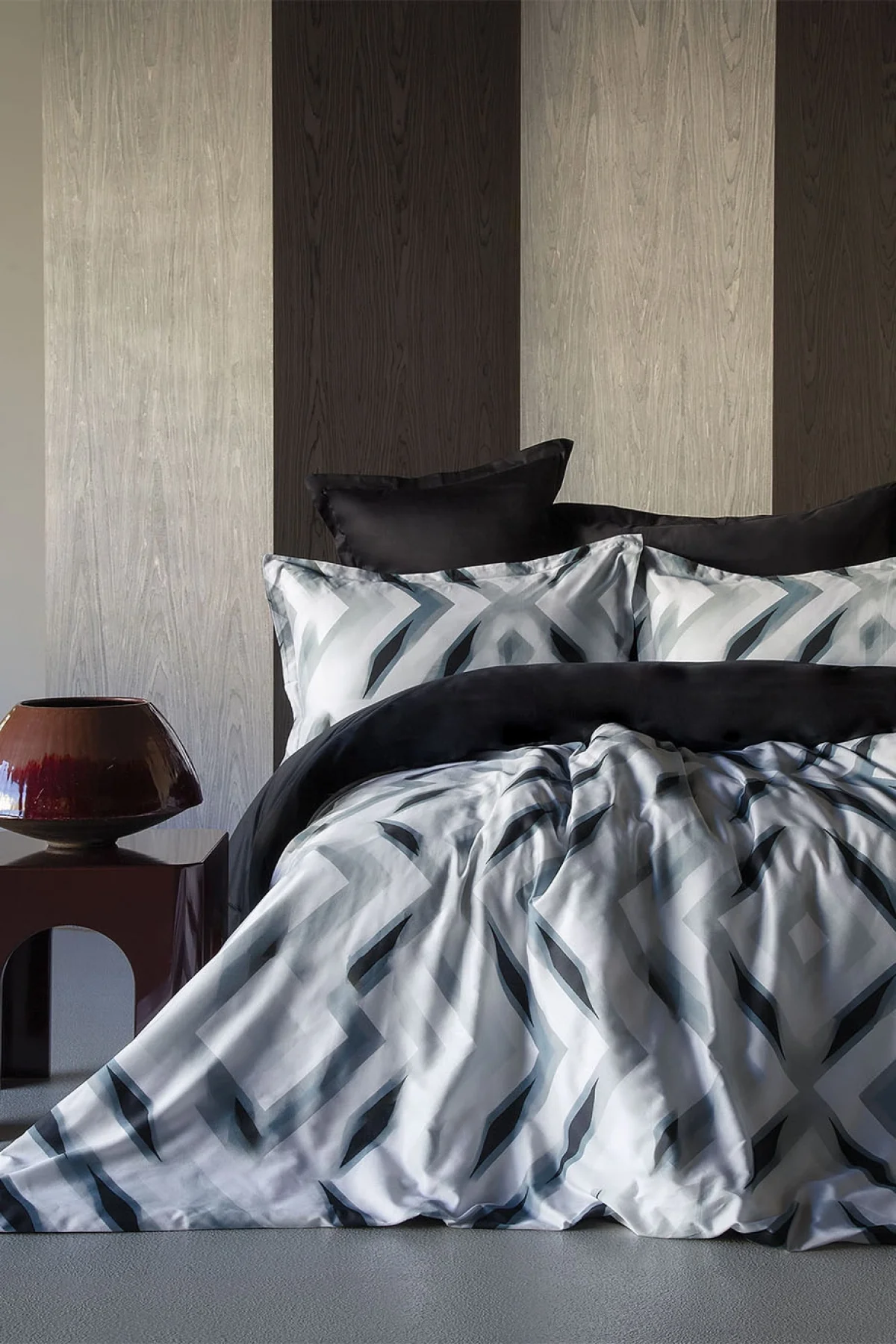 Quadra 210 TC (83 Tel) Dijital Pamuk Saten Çift Kişilik Nevresim Takımı