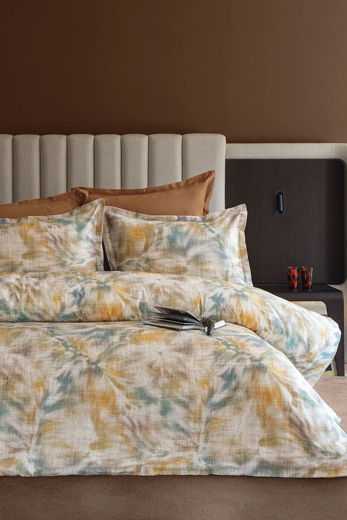 Pasciato 210 TC (83 Tel) Dijital Pamuk Saten Çift Kişilik Nevresim Takımı