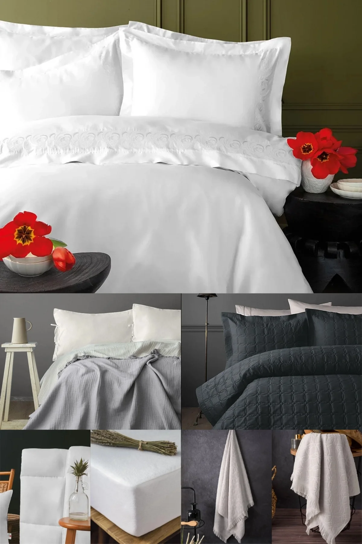 Blue Harmony Çeyiz Seti (7 Parça Tam Set)