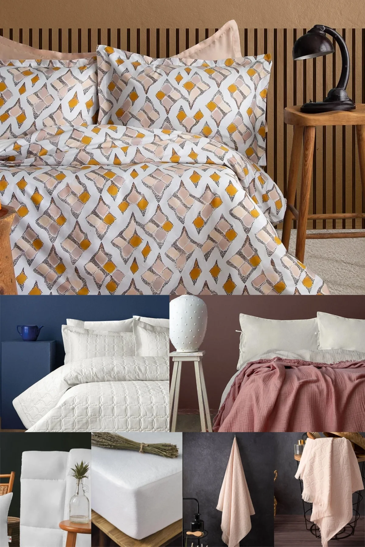 Soft Blush Çeyiz Seti (7 Parça Tam Set)