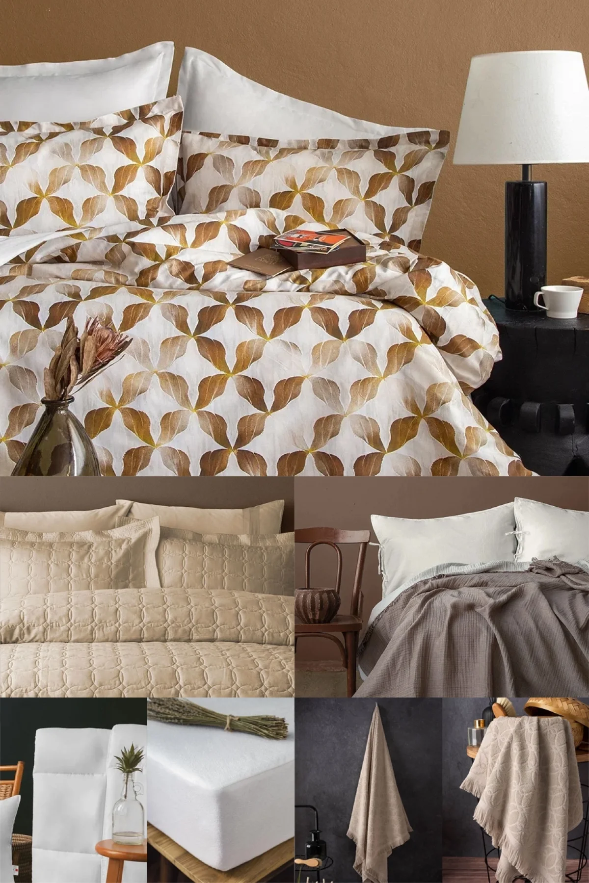 Earthy Comfort Çeyiz Seti (7 Parça Tam Set)