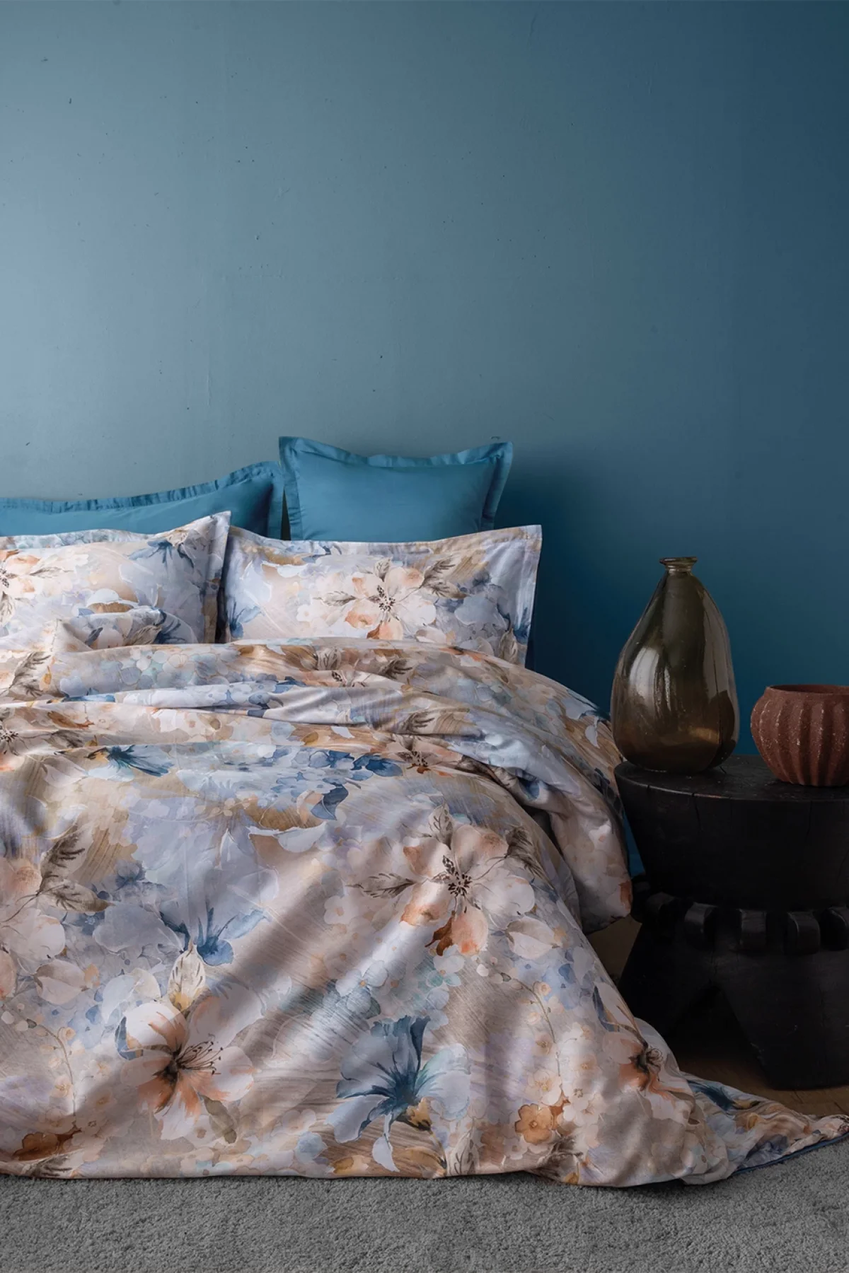 Alea 210 TC (83 Tel) Dijital Pamuk Saten Tek Kişilik Nevresim Takımı