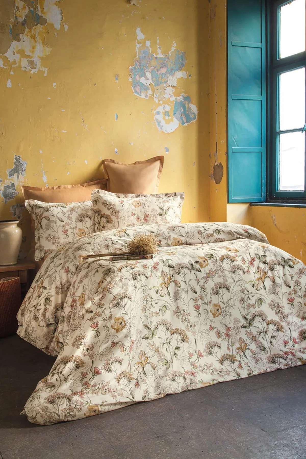 Austin 210 TC (83 Tel) Dijital Pamuk Saten Nevresim Takımı Çift Kişilik