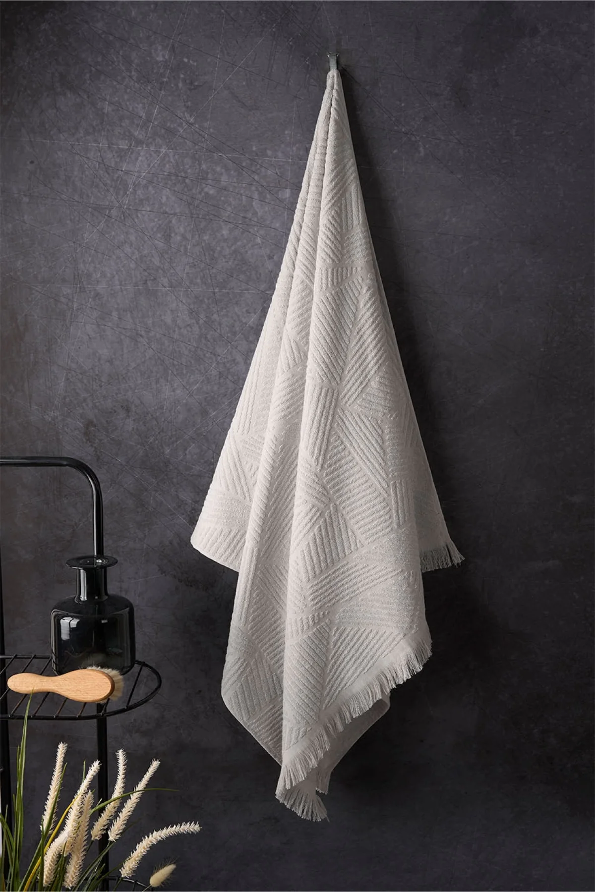 Bozzy 80*150 Havlu Gri