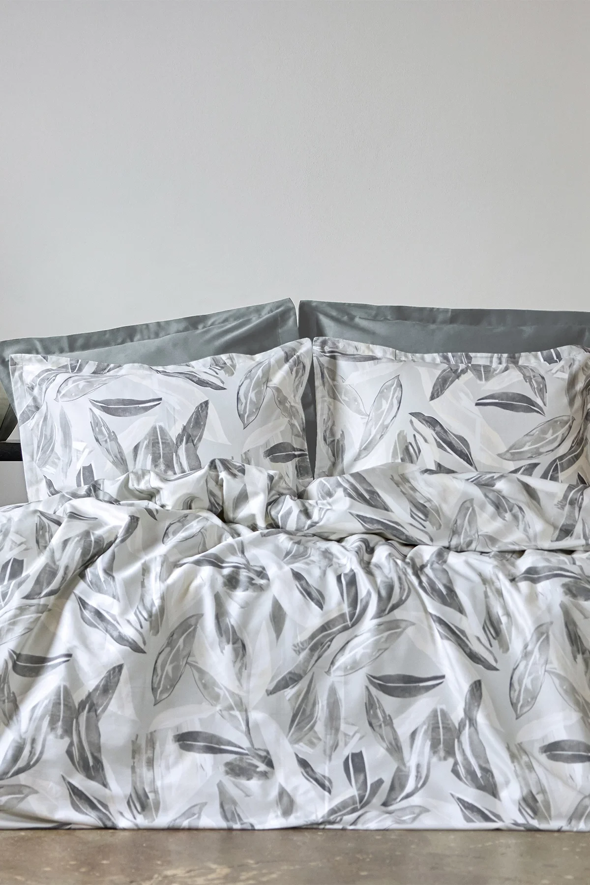 Caliari 210 TC (83 Tel) Dijital Pamuk Saten Nevresim Takımı Aile Seti