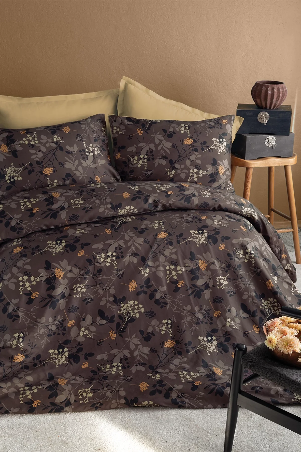 Chairo 145 TC (57 Tel) Pamuk Ranforce Nevresim Takımı Aile Seti