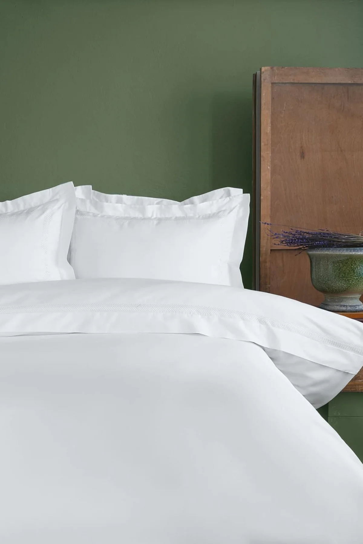 Chevron 300 TC  (120 Tel) Pamuk  Saten  Nevresim Takımı King Size