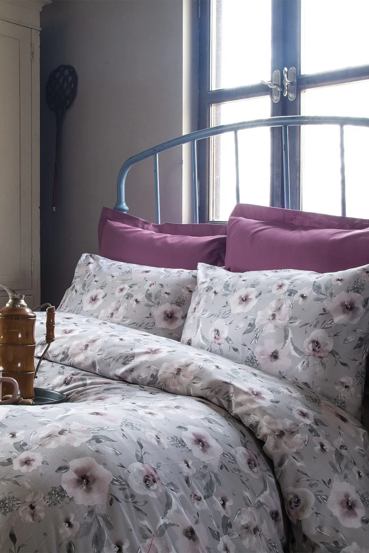 Florans 145 TC (57 Tel) Pamuk Ranforce Nevresim Takımı Aile Seti