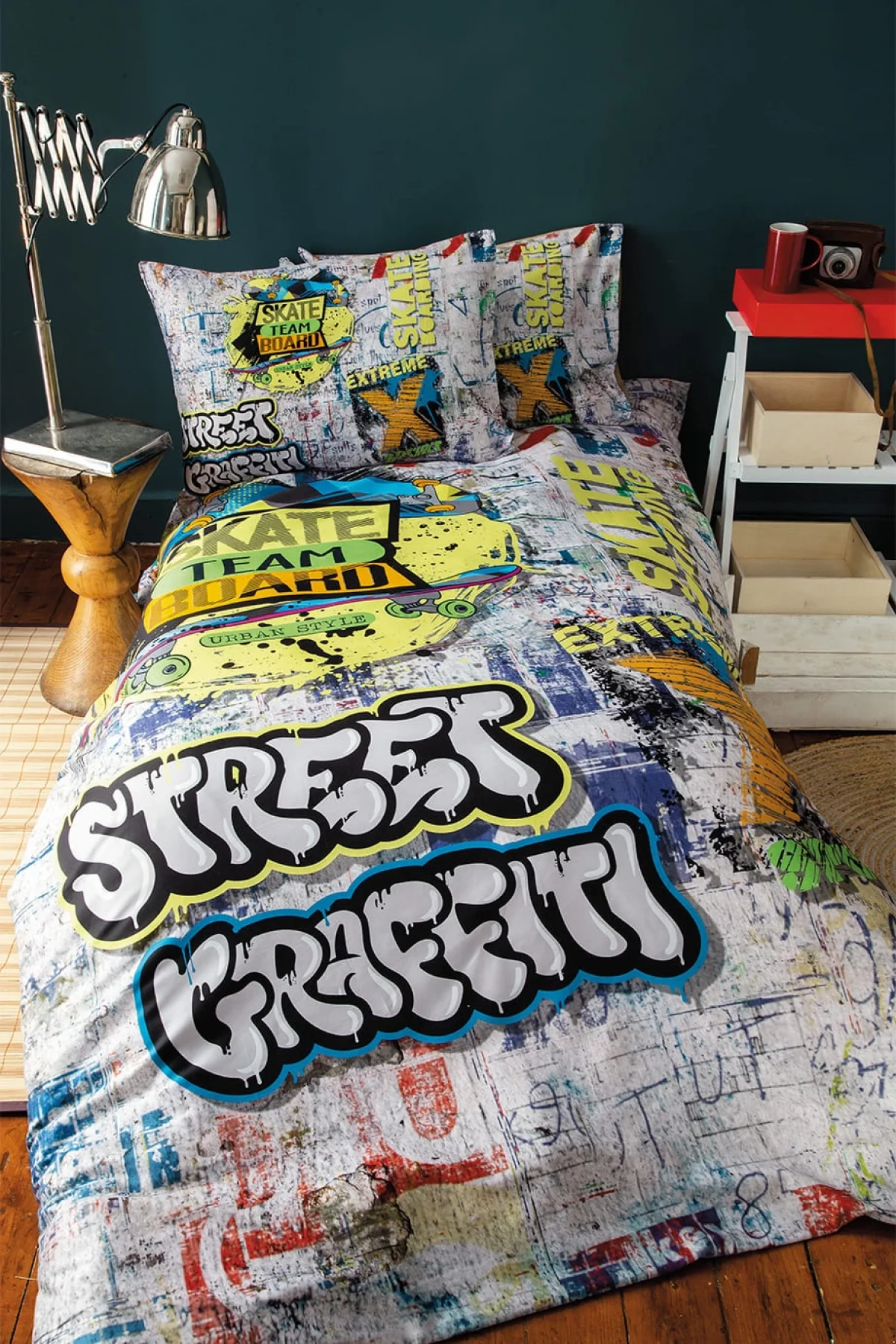 Freeboy 145 TC (57 Tel) Dijital Ranforce Nevresim Takımı Tek Kişilik