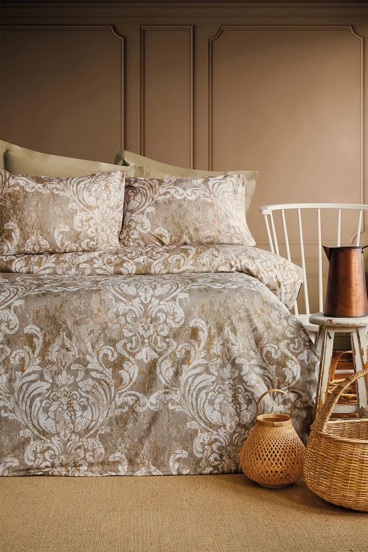 Gola 145 TC (57 Tel) Pamuk Ranforce Nevresim Takımı Aile Seti