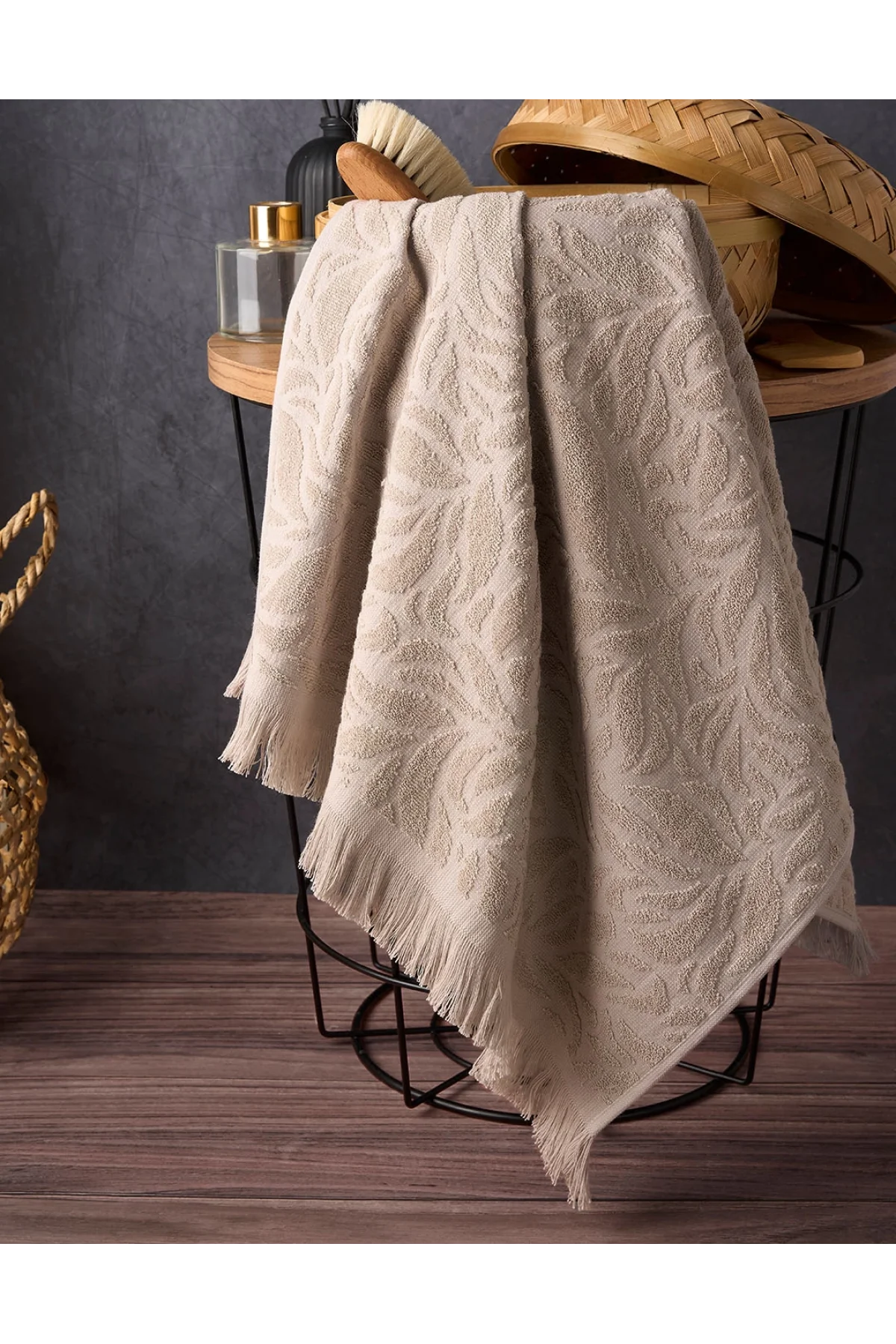 Jacky 50*90 Havlu Bej