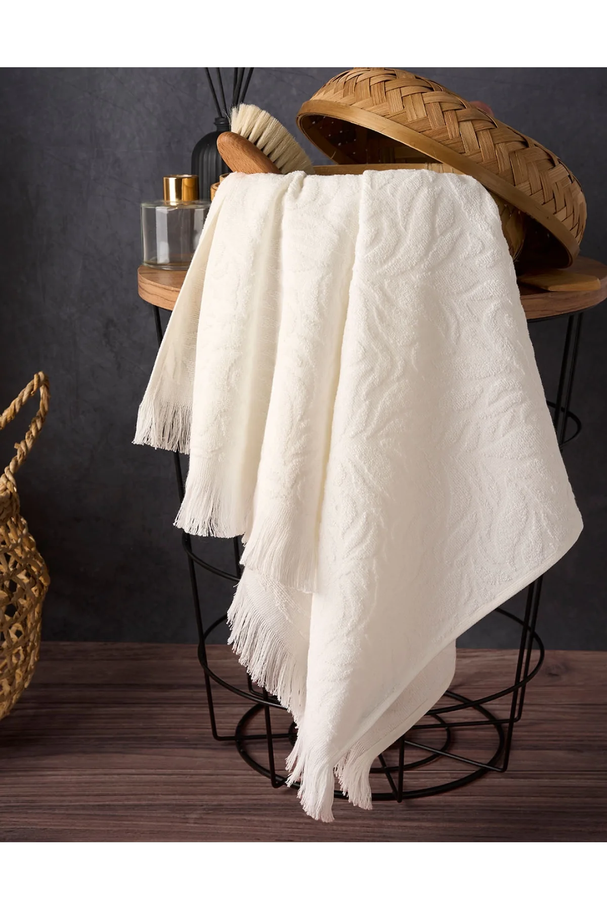 Jacky 50*90 Havlu Ekru