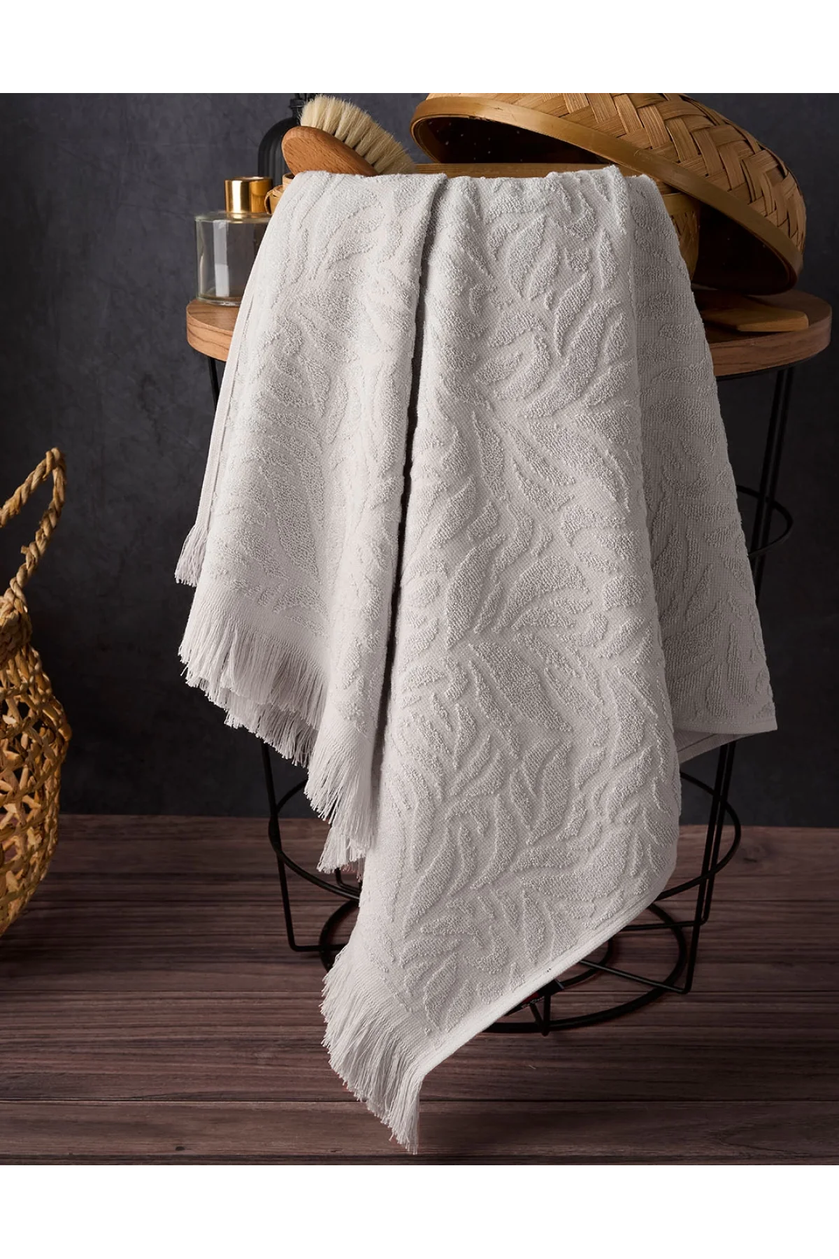 Jacky 50*90 Havlu Gri