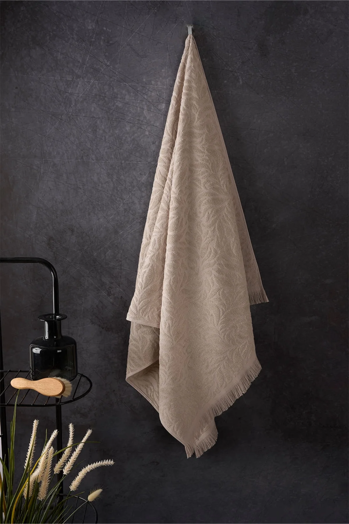 Jacky 80*150 Havlu Bej