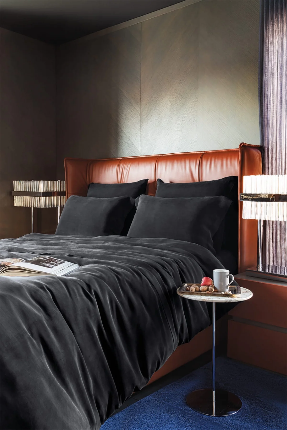 Jade Blacky Vegan İpek Nevresim Takımı Çift Kişilik