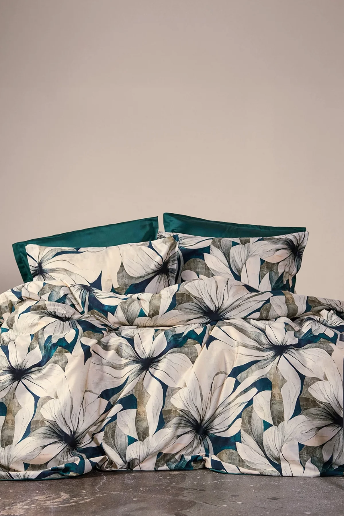 Majorelle 210 TC (83 Tel) Dijital Pamuk Saten Nevresim Takımı King Size