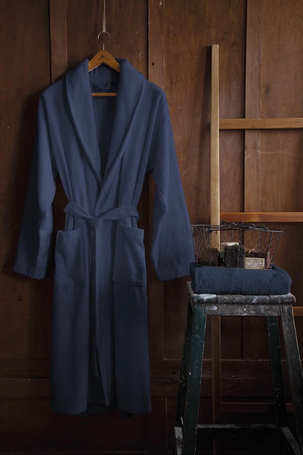 Marsilya Bornoz Man Lacivert 2Xl/3Xl