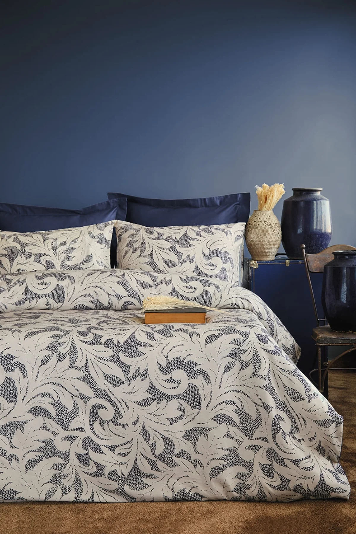 Ornament 210 TC (83 Tel) Dijital Pamuk Saten Çift Kişilik Nevresim Takımı