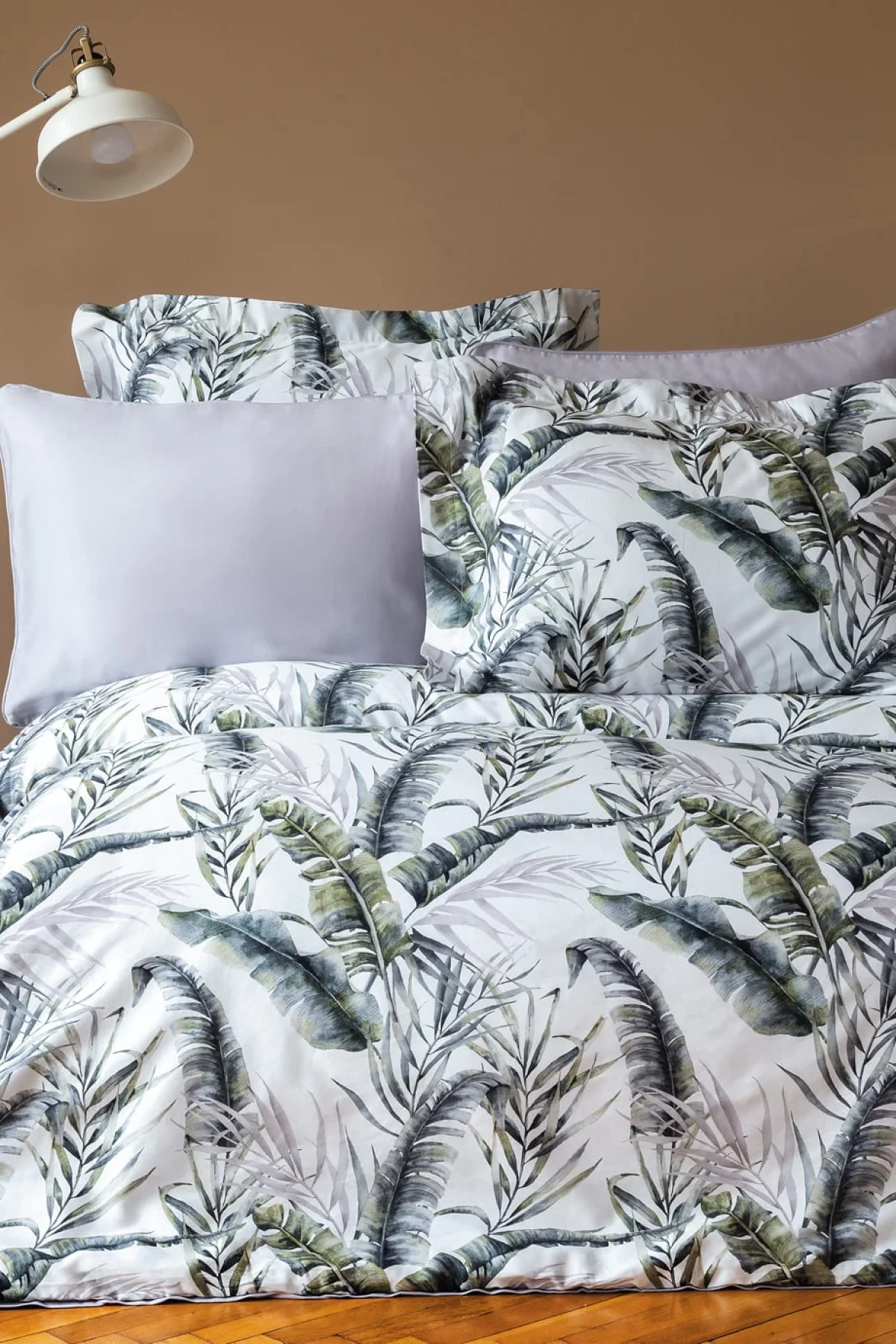 Palmariva 300 TC(120 Tel)  Dijital  Pamuk  Saten Nevresim Takımı Aile Seti