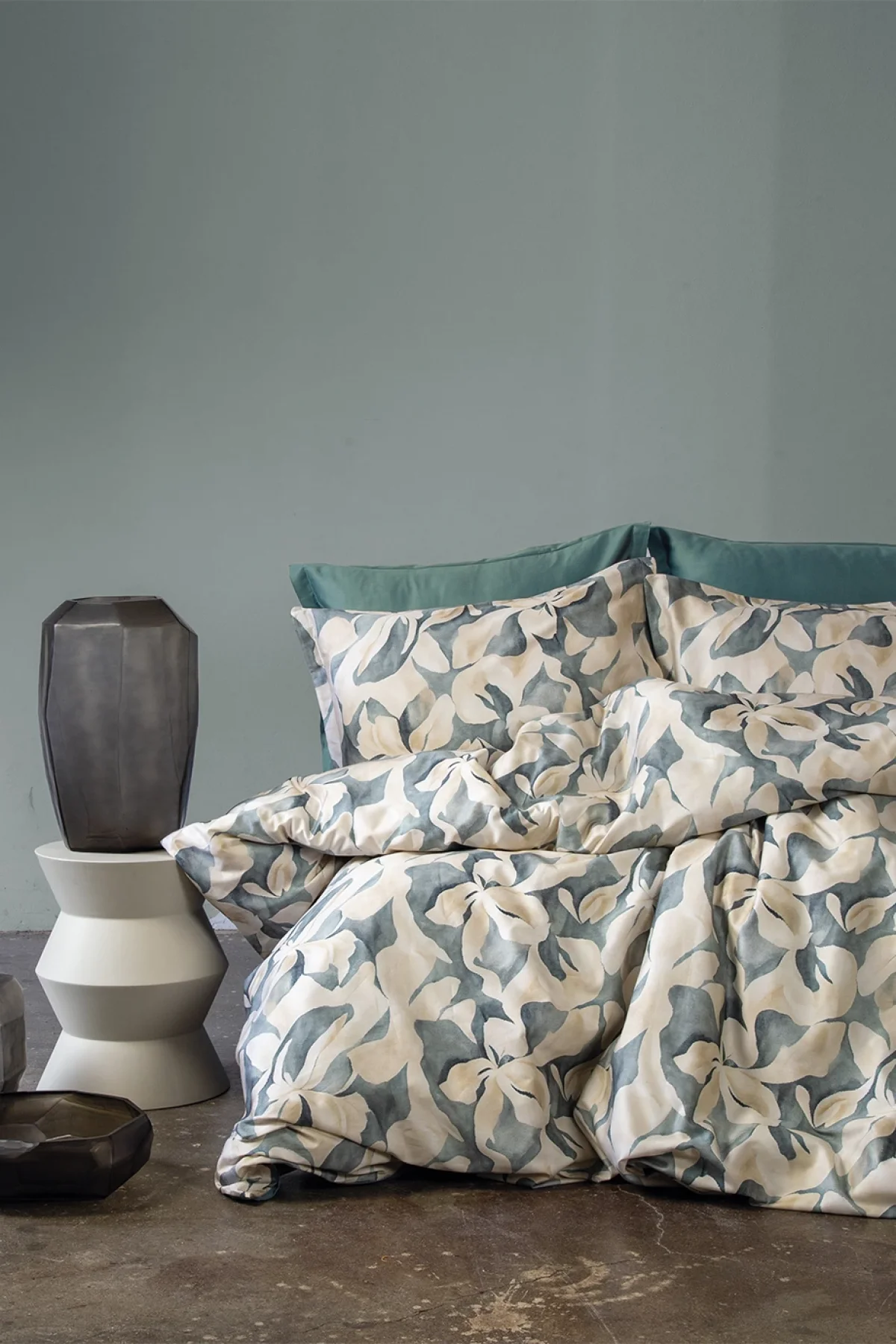 Praxis 210 TC (83 Tel) Dijital Pamuk Saten Çift Kişilik Nevresim Takımı