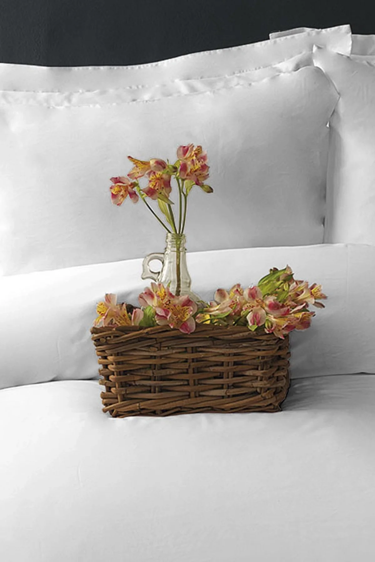 Pure White Beyaz 300 TC Saten King Ebat Nevresim Takımı