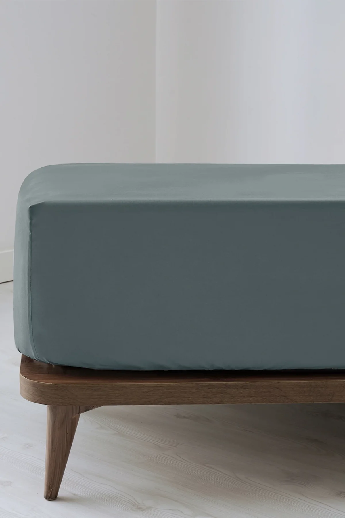 Ranforce Simply Fitted Çarşaf 120*200 Cm Gümüş Mavi