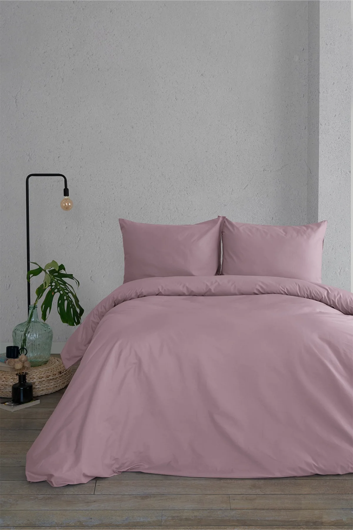 Ranforce Simply Nevresim Seti 200*220+50*70 Gül Kurusu