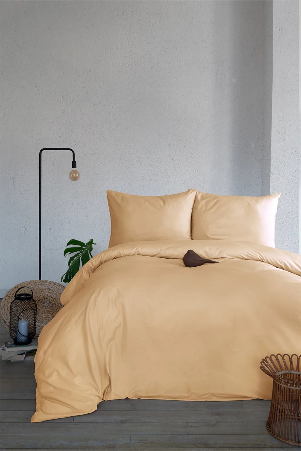 Ranforce Simply Nevresim Seti Bej  200*220+50*70 