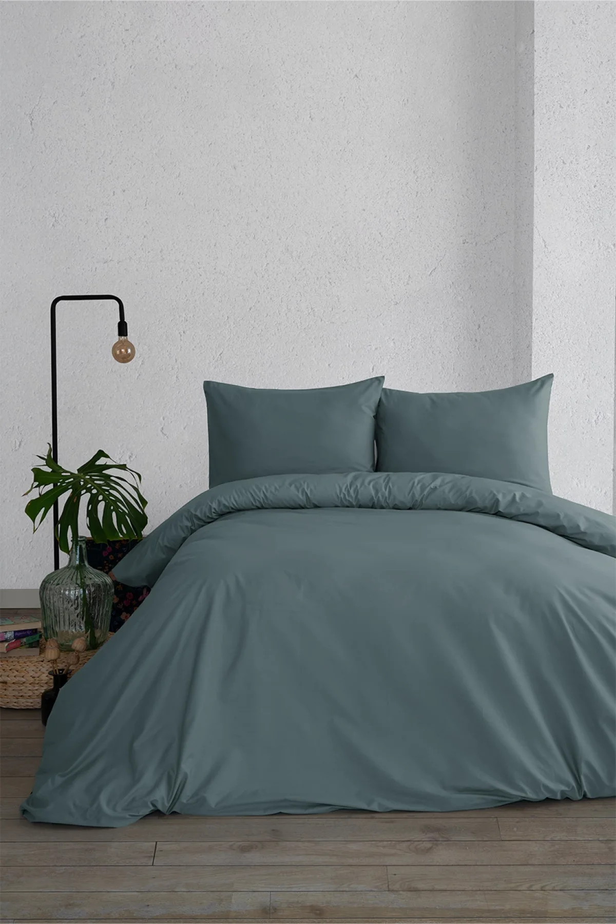 Ranforce Simply Nevresim Seti Gümüş Mavisi  160*220+50*70 