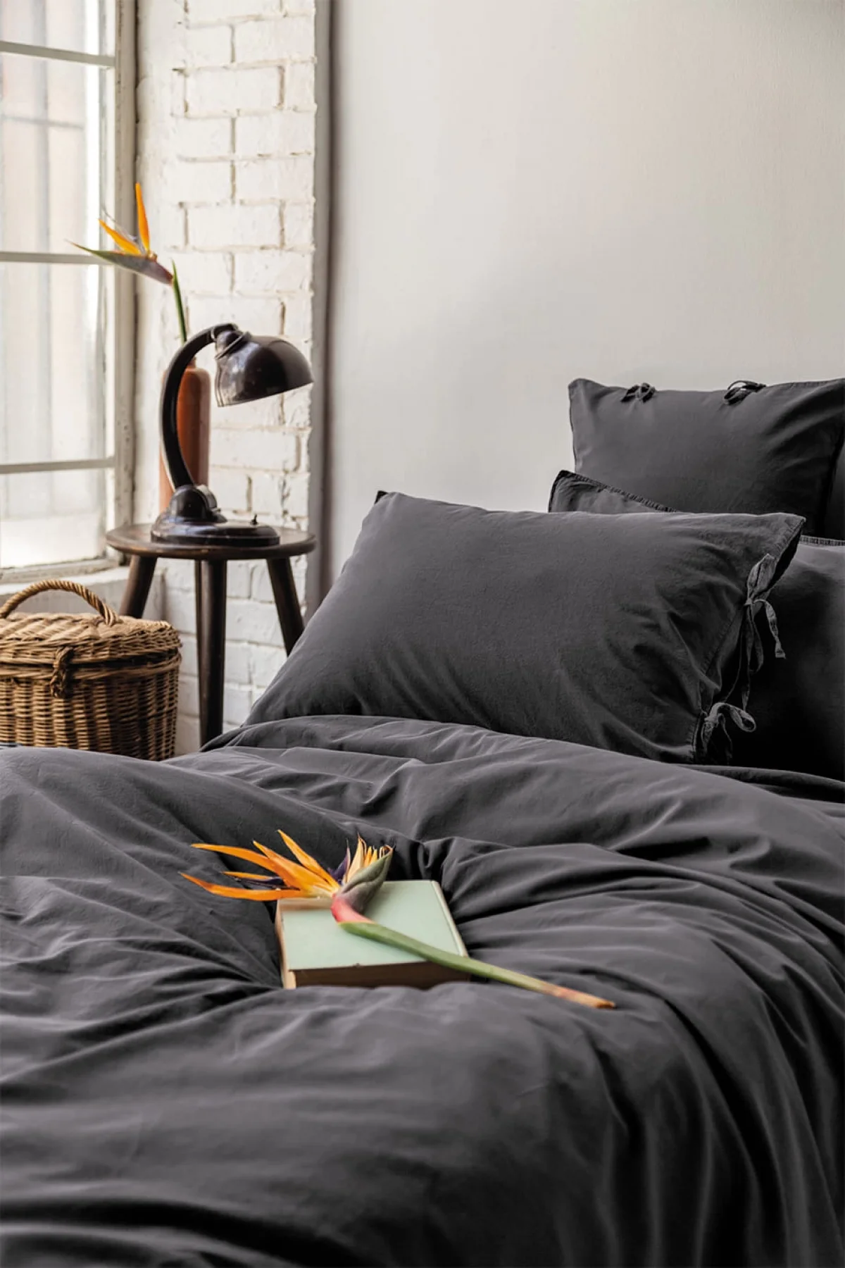 Savanna Blacky Yıkanmış %100 Pamuk Poplin Nevresim Takımı King