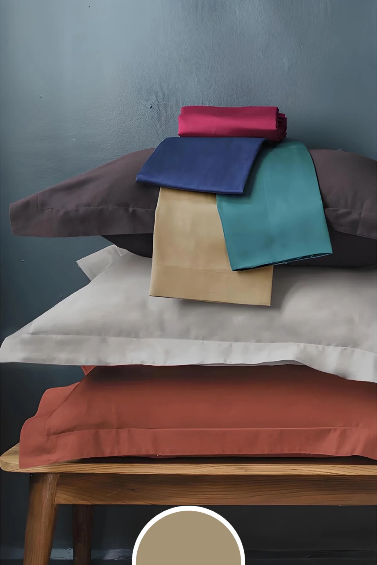 Simply Hardal Saten Fitted Set 120*200/50*70