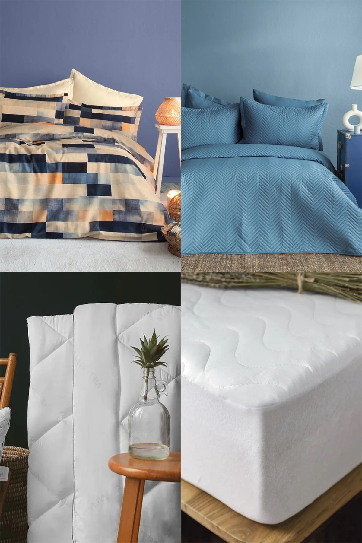 Soft Blue Living Set