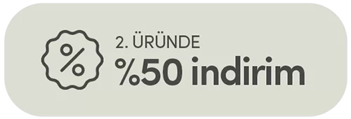 Bornozlarda 2. Üründe %50