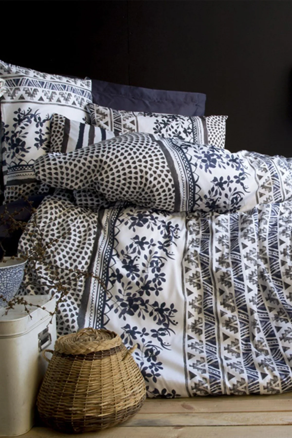 Brezza 145 TC (57 Tel) Pamuk Ranforce Nevresim Takımı Aile Seti