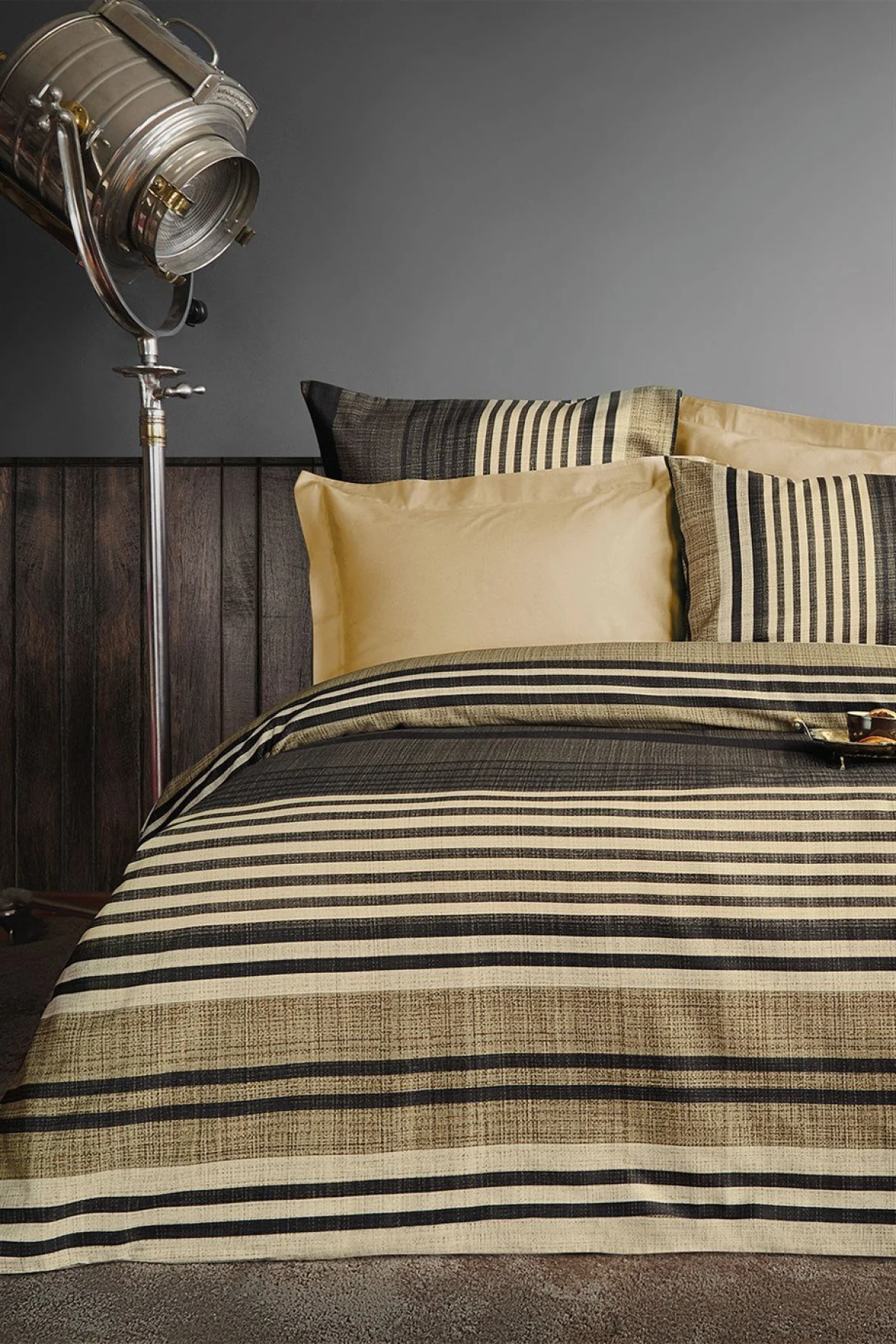 Lineer 210 TC (83 Tel) Pamuk Saten Tek Kişilik Nevresim Takımı