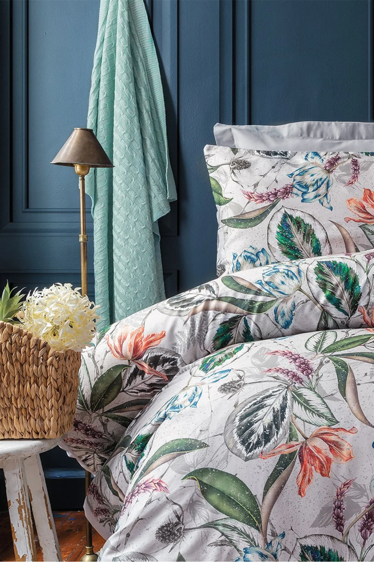 Picard 210 TC (83 Tel) Dijital Pamuk Saten Aile Seti Nevresim Takımı