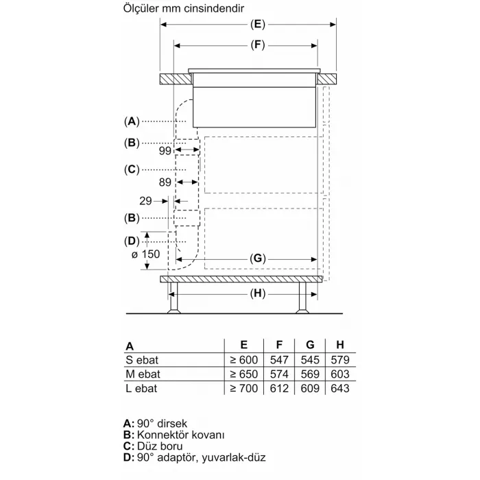 Siemens ED811BS16E 80 cm Davlumbaz Entegreli İndüksiyon Ocak