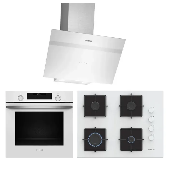 Siemens Elite Beyaz Ankastre Set 2 (67 cm Ocaklı)