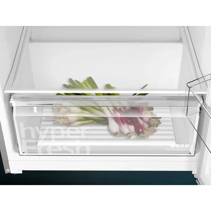 Siemens KD55NNLE0N Kolay Temizlenebilir Siyah Inox NoFrost Buzdolabı