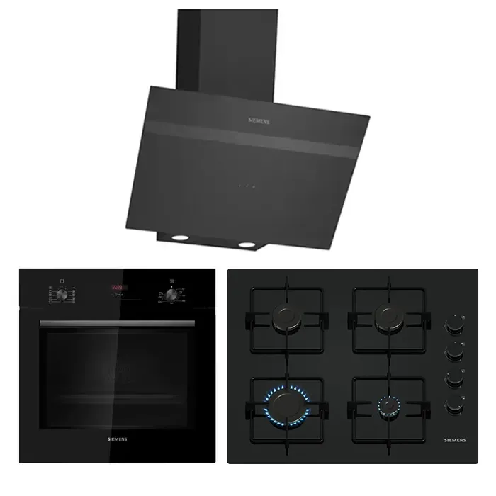 Siemens Prime Siyah Ankastre Set 1 (60 cm Ocaklı)