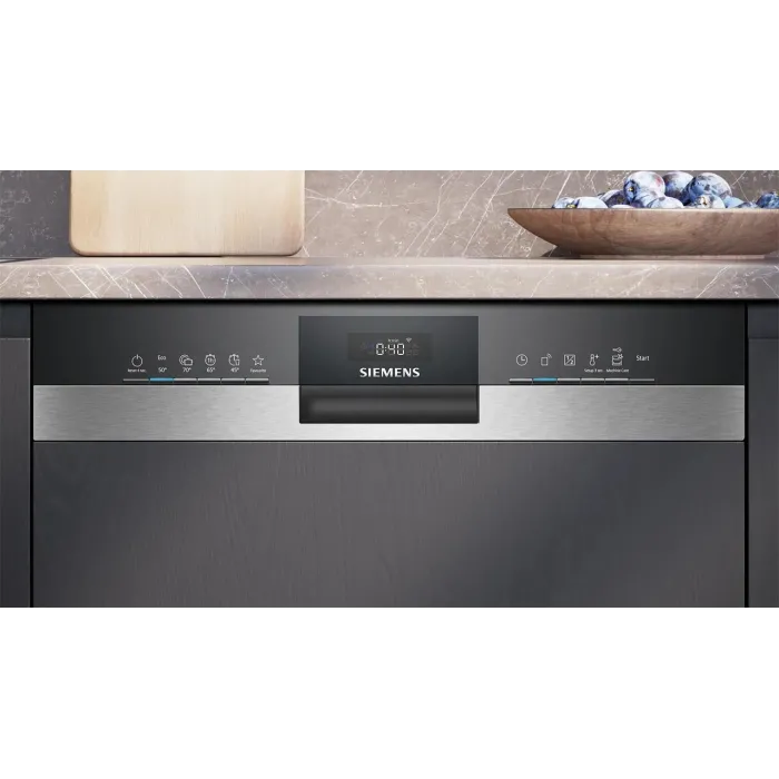 Siemens SN53IS50KT 5 Programlı Home Connect Yarı Ankastre Bulaşık Makinesi