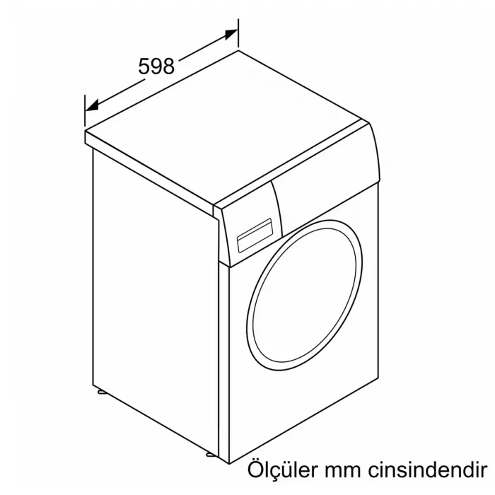 Siemens WG42A2ZXTR 9 Kg 1200 Devir Çamaşır Makinesi