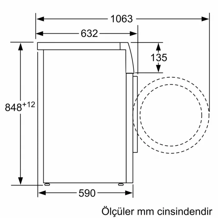 Siemens WG42K2ZXTR 9 Kg 1200 Devir Home Connect Çamaşır Makinesi