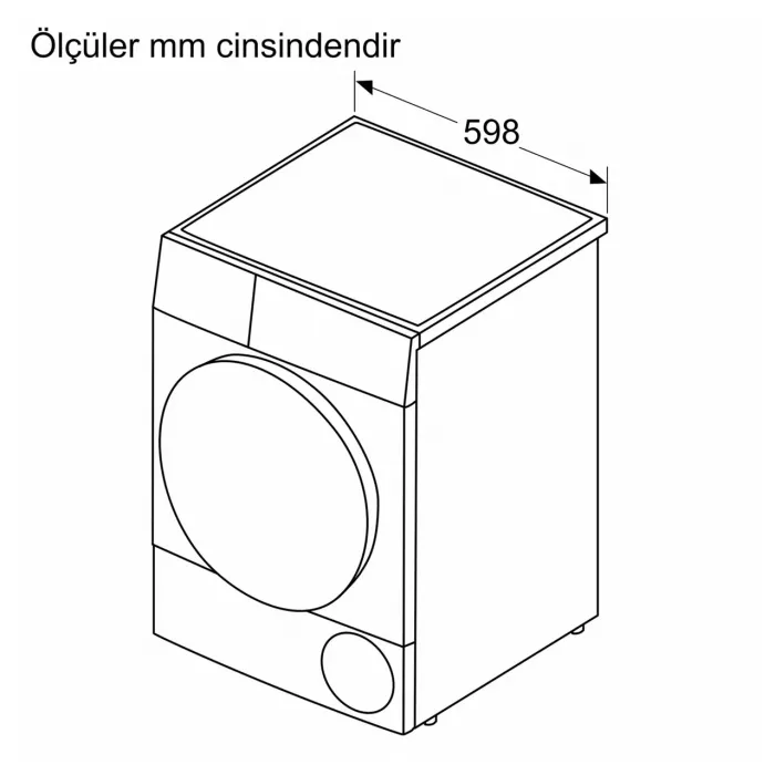 Siemens WQ42G20RTR 9 Kg Isı Pompalı Kurutma Makinesi