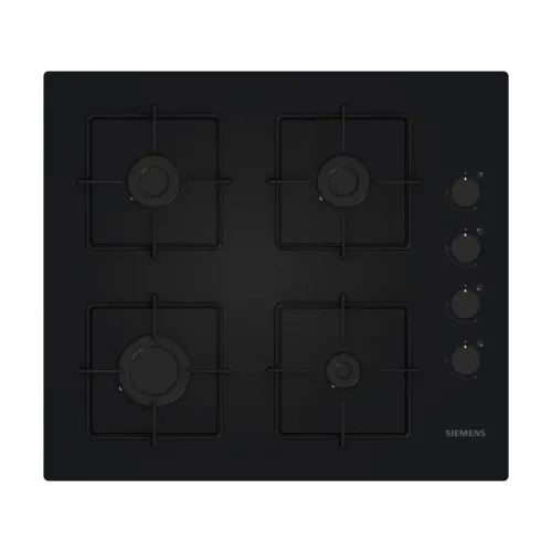 Siemens EO6C6PP30L 60 Cm Gazlı Siyah Ankastre Ocak