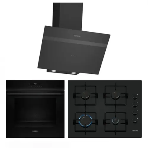 Siemens Prime Siyah Ankastre Set 6 (60 cm Ocaklı)
