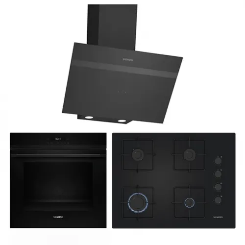Siemens Prime Siyah Ankastre Set 6 (67 cm Ocaklı)