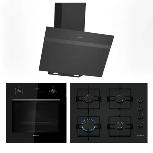 Siemens Siyah Selection Ankastre Set
