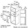 Siemens BE555LMB2 Ankastre Mikrodalga Fırın