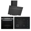 Siemens Prime Siyah Ankastre Set 3 (67 cm Ocaklı)